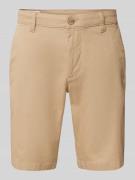 s.Oliver RED LABEL Tapered Fit Chino-Shorts mit Gesäßtaschen in Sand, ...