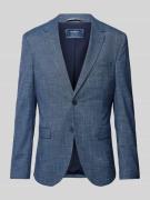 MCNEAL Slim Fit Sakko mit Webmuster in Dunkelblau, Größe 106