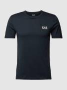 EA7 Emporio Armani T-Shirt mit Label-Print in Dunkelblau, Größe XL