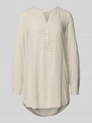 Christian Berg Woman Bluse mit feinem Allover-Muster in Beige, Größe 3...