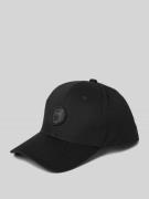 Knowledge Cotton Apparel Basecap mit Logo-Badge in Black, Größe 1