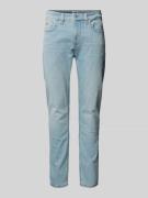 Tommy Jeans Slim Fit Jeans im 5-Pocket-Design Modell 'AUSTIN' in Hellb...