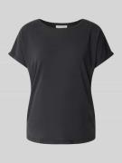 Christian Berg Woman T-Shirt mit Seitenschlitzen in Black, Größe S