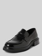 CK Calvin Klein Penny-Loafer aus echtem Leder in Black, Größe 42