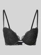 Guess Push-Up-BH mit elastischem Logo-Bund Modell 'JANE' in Black, Grö...