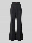 HUGO Flared Cut Stoffhose mit Bügelfalten Modell 'Hamaia' in Black, Gr...