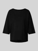 Fransa T-Shirt mit 3/4-Arm Modell 'siva' in Black, Größe M