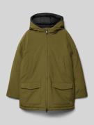 CHAMPION Regular Fit Parka mit Pattentaschen in Oliv, Größe 128