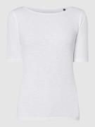 Marc O'Polo T-Shirt aus Slub Jersey in Weiss, Größe M