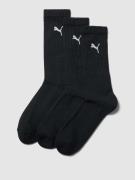 PUMA Sportsocken im 3er-Pack in Black, Größe 35/38