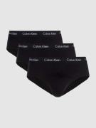 Calvin Klein Underwear Slips aus Baumwoll-Mix im 3er-Pack in Black, Gr...