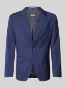 BOSS 2-Knopf-Sakko mit Reverskragen in Royal, Größe 28