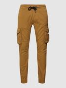 Alpha Industries Cargohose mit Label-Details Modell 'Twill' in Sand, G...