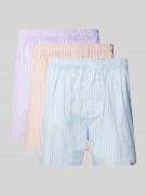 POCKIES Boxershorts mit Label-Detail im 3er-Pack in Rose, Größe S