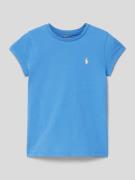 Polo Ralph Lauren Teens T-Shirt mit Logo-Stitching in Bleu, Größe S