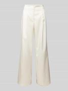 Jake*s Cocktail Wide Leg Bundfaltenhose mit Eingrifftaschen in Ecru, G...