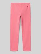 Steiff Regular Fit Sweatpants mit Motiv-Stitching in Pink, Größe 104