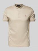 Polo Ralph Lauren Poloshirt mit Label-Stitching in Beige, Größe XXL