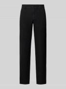 ALBERTO Regular Fit Leinenhose in unifarbenem Design Modell 'LOU' in B...