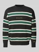 BLKVIS Strickpullover mit Rundhalsausschnitt in Black, Größe S