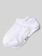 Snocks Sneakersocken mit elastischem Rippenbündchen im 2er-Pack in Wei...