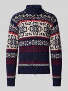 Polo Ralph Lauren Cardigan mit seitlichen Taschen in Marine, Größe XXL