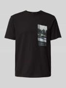 BOSS Green T-Shirt mit Motiv-Print in Black, Größe XL