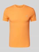 Polo Ralph Lauren T-Shirt mit Label-Stitching in Orange, Größe L