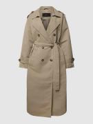 Vero Moda Trenchcoat mit Bindegürtel Modell 'CHLOE' in Schilf, Größe L