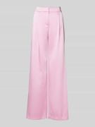 Jake*s Cocktail Wide Leg Stoffhose mit Bundfalten in Rosa, Größe 32