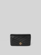 Tory Burch Clutch mit Steppnähten in Black, Größe 1