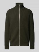 Forét Regular Fit Jacke aus Woll-Mix Modell 'MARSH' in Khaki, Größe L