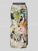 Marc Cain Midirock mit Gehschlitz in Oliv, Größe 36