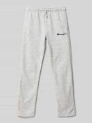 CHAMPION Sweatpants mit elastischem Bund in Hellgrau Melange, Größe 12...