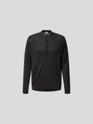 Nanushka Longsleeve aus reiner Merinowolle in Black, Größe S