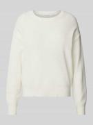 Christian Berg Woman Strickpullover mit Rundhalsausschnitt in Offwhite...