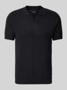 JOOP! Collection Regular Fit Poloshirt mit V-Ausschnitt in Marine, Grö...