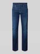 MAC Slim Fit Jeans im 5-Pocket-Design Modell 'Arne' in Dunkelblau, Grö...