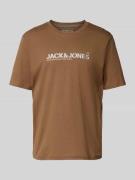 Jack & Jones T-Shirt mit Label-Print Modell 'CODYNAMIC' in Mittelbraun...