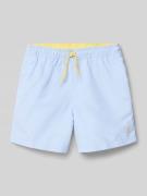 Polo Ralph Lauren Teens Badehose mit Label-Stitching in Blau, Größe L