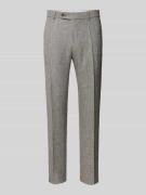 Carl Gross Slim Fit Anzughose aus Leinen-Mix mit Woll-Anteil in Mittel...