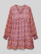 Garcia Kleid mit Smok-Details in Koralle, Größe 140