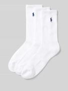 Polo Ralph Lauren Socken mit Logo-Stitching im 3er-Pack in Weiss, Größ...