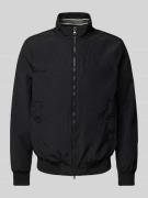 Geox Blouson mit Zweiwege-Reißverschluss in Black, Größe 56
