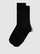 Christian Berg Men Socken mit elastischen Bündchen im 2er-Pack in Blac...