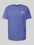 PUMA PERFORMANCE T-Shirt mit Label-Print in Royal, Größe L