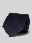 Monti Seidenkrawatte mit Paisley-Muster in Marine, Größe 1