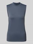 Christian Berg Woman Top mit Turtleneck in Dunkelgrau, Größe 36