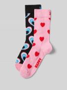 Happy Socks Socken mit Label-Schriftzug Modell 'Valentine’s Gift' im 2...