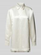 MM Regular Fit Bluse in Crinkle-Optik Modell 'GRADARA' in Weiss, Größe...